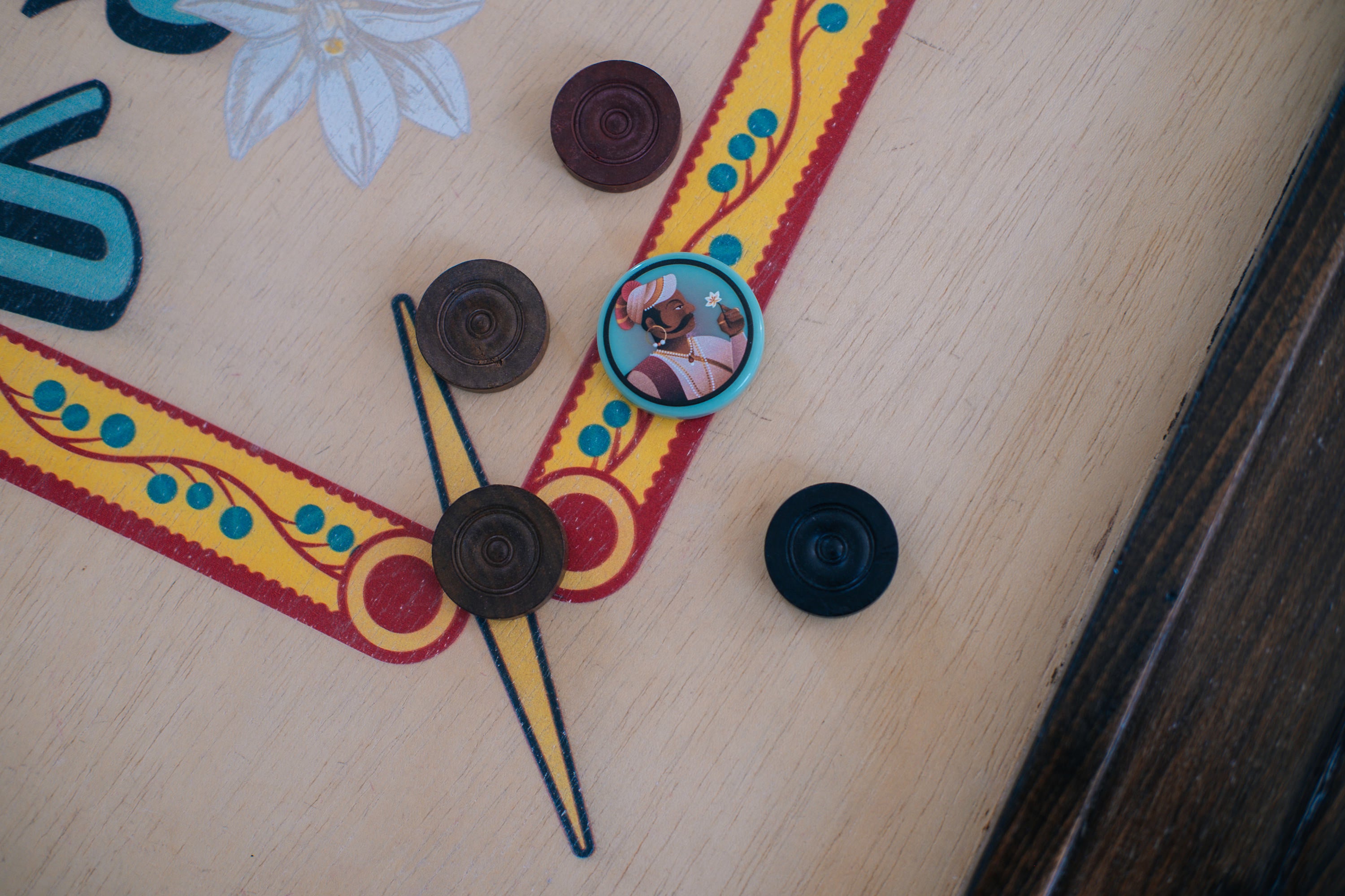 Raja and Rani Carrom Striker