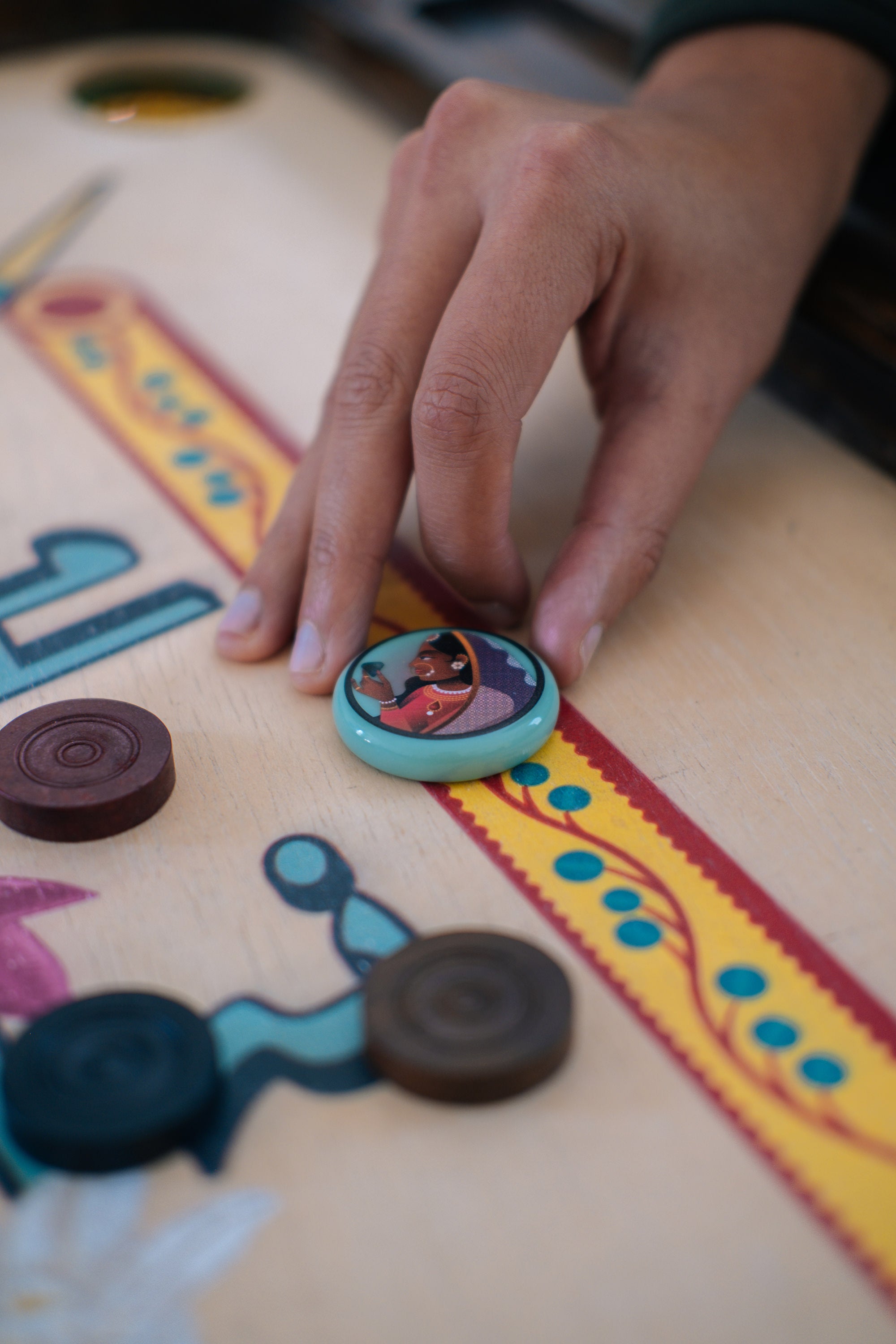 Raja and Rani Carrom Striker