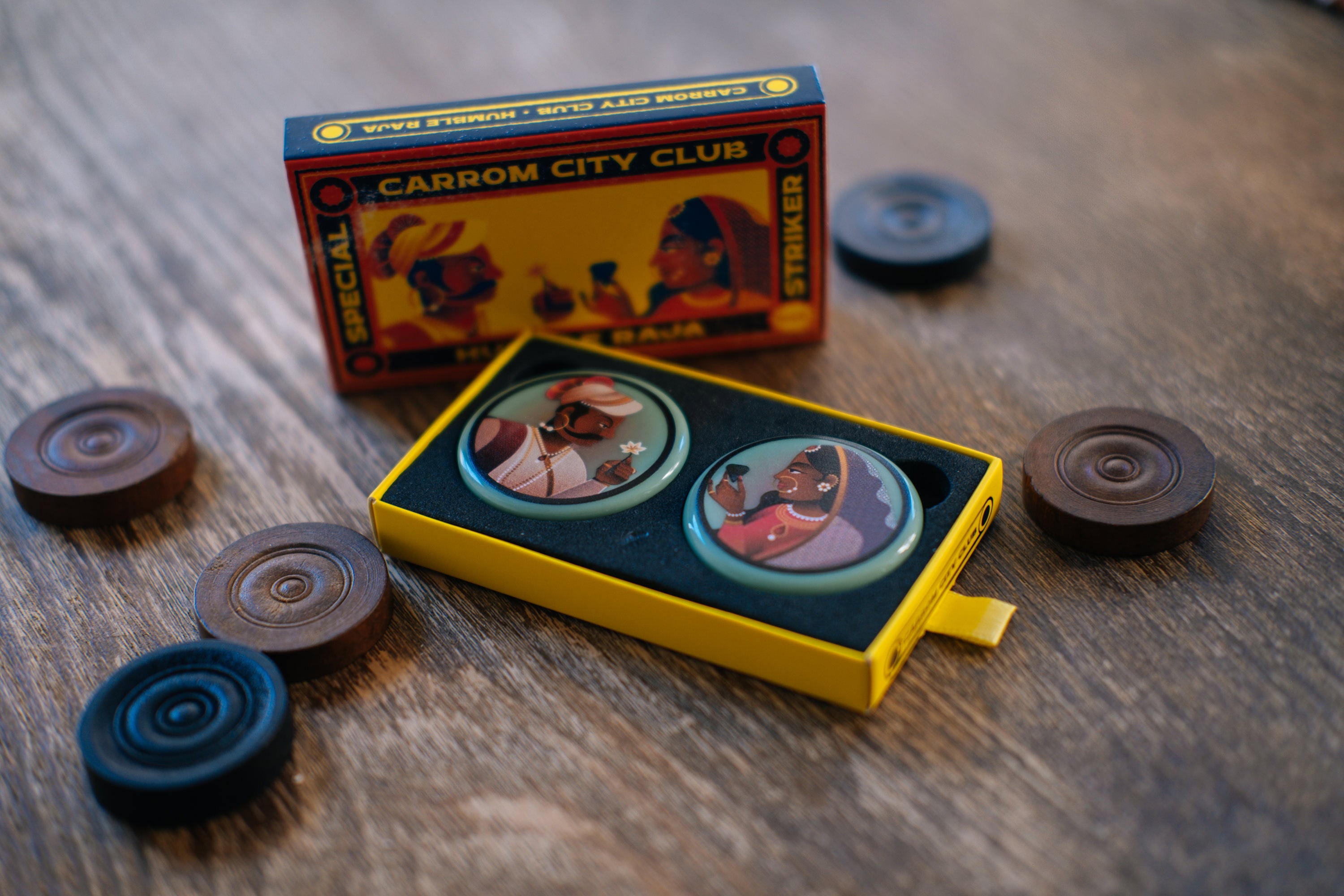 Raja and Rani Carrom Striker